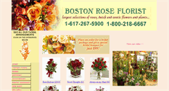 Desktop Screenshot of bostonroseflorist.com